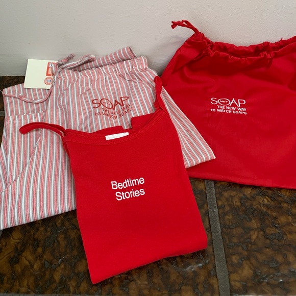 NWT SOAPNET 100% COTTON PAJAMAS and INTIMATES BAG - Picture 9 of 10